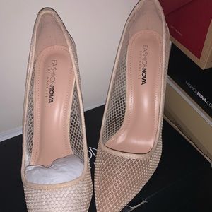 Fashion nova nude heels